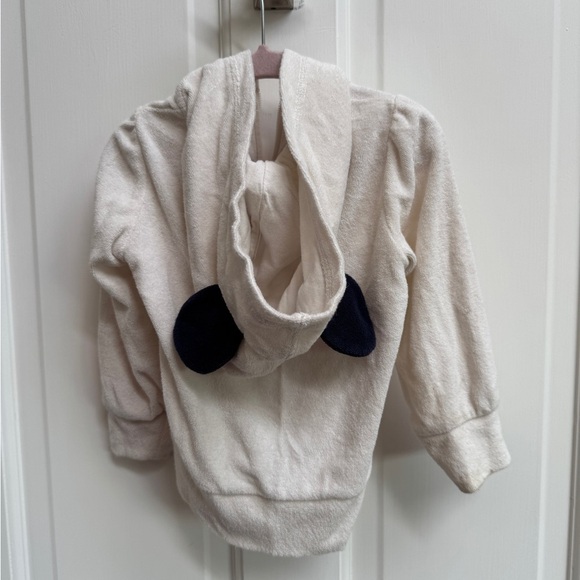 GAP Disney 2T Minnie Mouse Cream and Black Hoodie with Rainbow Text and Ears - Picture 8 of 10